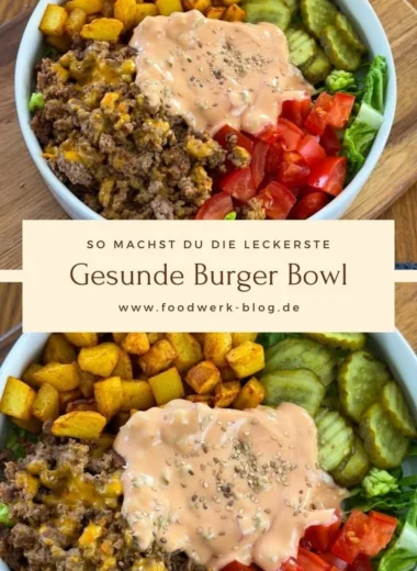 Healthy burger bowl with fresh veggies and lean meat, a nutritious meal option.