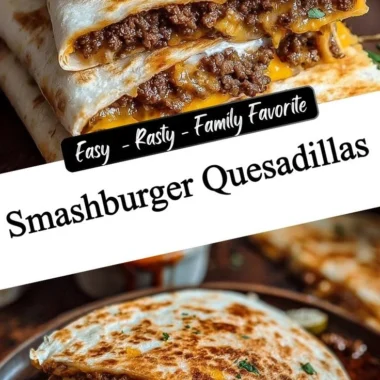 Delicious Smashburger Quesadillas served with fresh ingredients