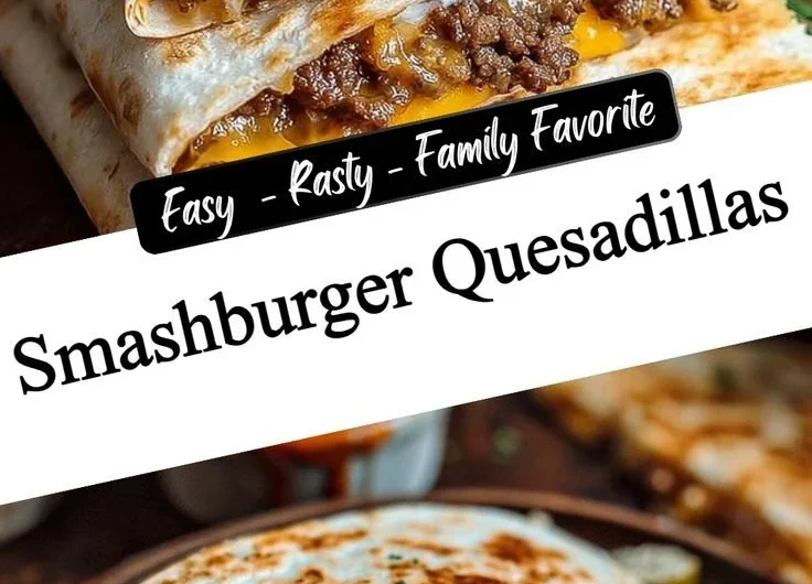 Delicious Smashburger Quesadillas served with fresh ingredients