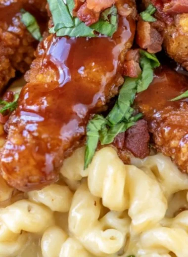 Delicious honey pepper mac and cheese inspired by Applebee's recipe.