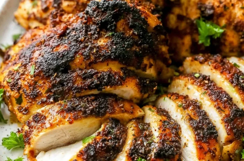 Cozy air fryer boneless chicken thighs cooked to perfection
