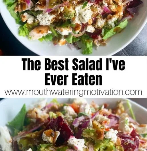 Delicious Keto Salad loaded with fresh ingredients and low in carbohydrates