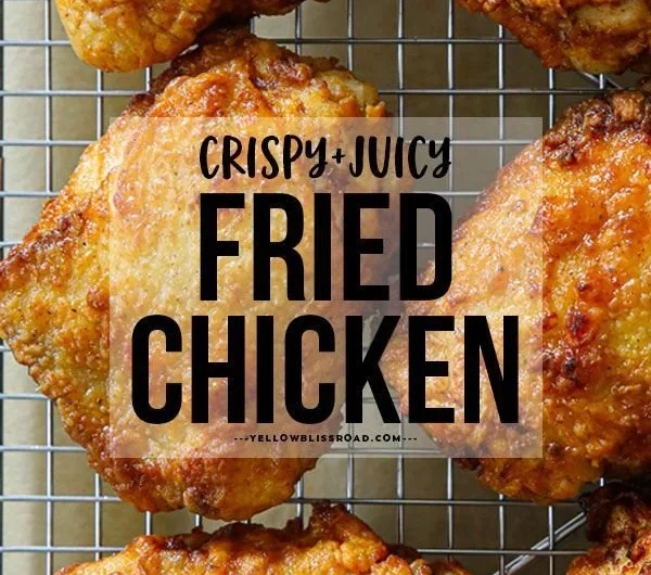 Deliciously crispy fried chicken thighs served on a plate