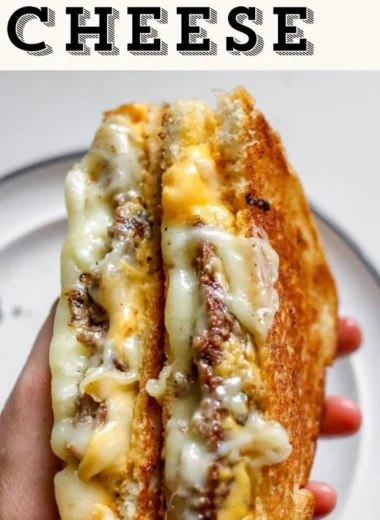 Smashburger Grilled Cheese sandwich with melted cheese and toasted bread.