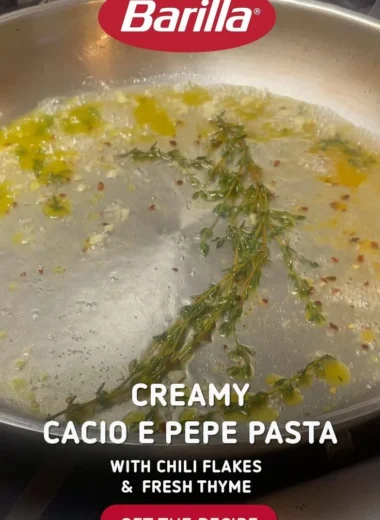 Delicious Spaghetti Cheese with pepper, adding a flavorful twist to the classic dish.