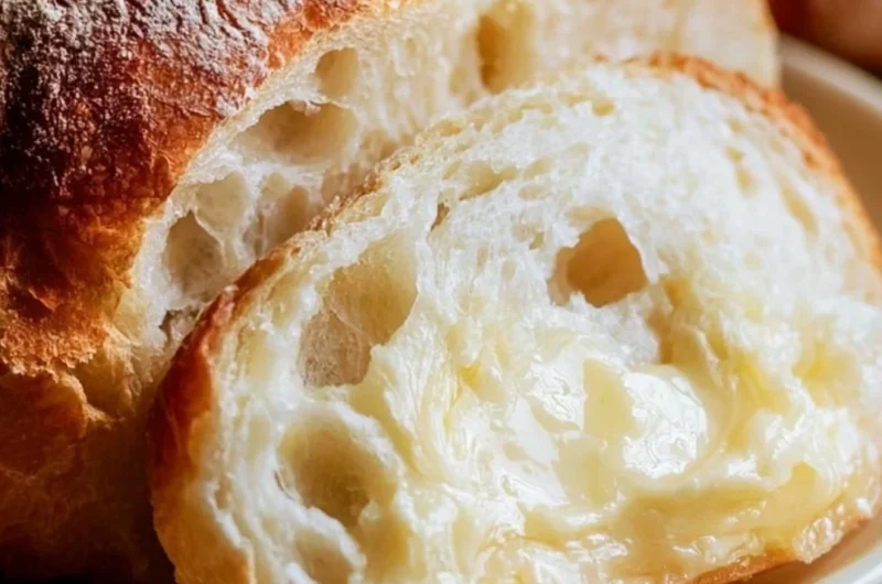 Quick 20-minute homemade bread fresh out of the oven