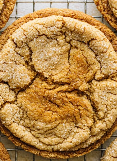 Delicious sourdough discard peanut butter cookies fresh from the oven