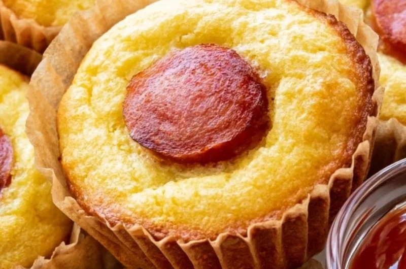Delicious Keto Corn Dog Muffins ready to serve
