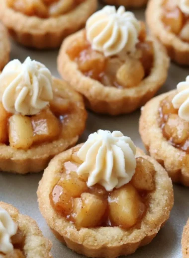 Delicious Apple Pie Cookie Bites on a plate, showcasing a perfect dessert treat
