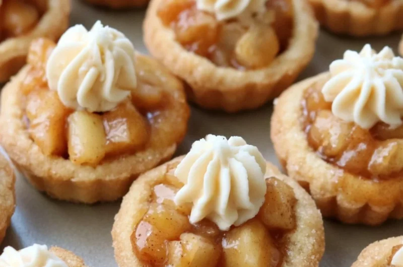 Delicious Apple Pie Cookie Bites on a plate, showcasing a perfect dessert treat