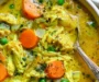 Chicken soup with turmeric and ginger | Turmeric recipe, Anti-inflammatory chicken soup, Veggie soup